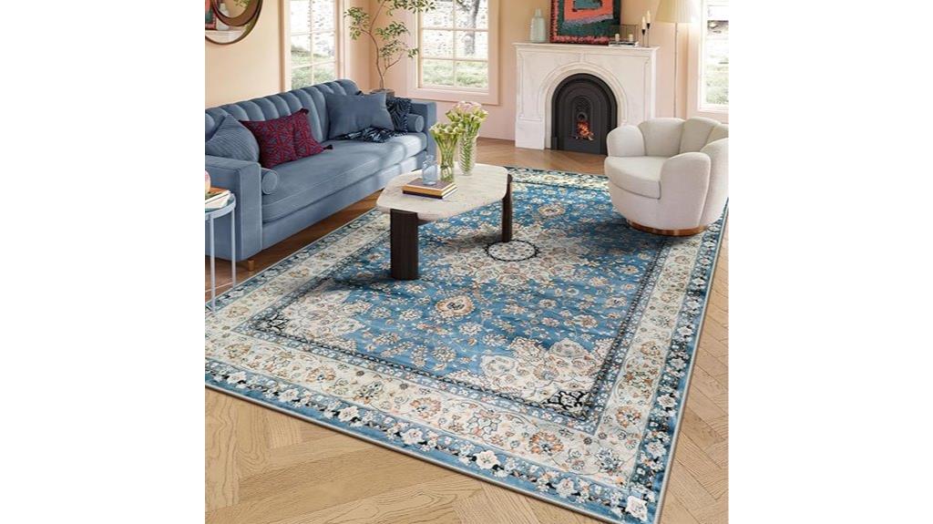 oriental floral medallion rug