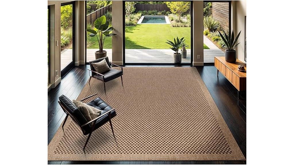 outdoor indoor jute rug