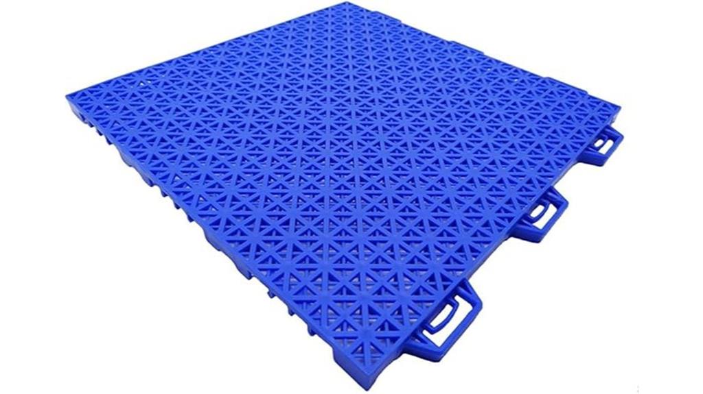 outdoor interlocking plastic tiles