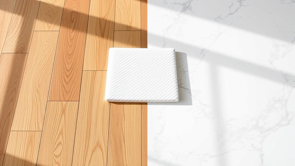 pad selection for surfaces