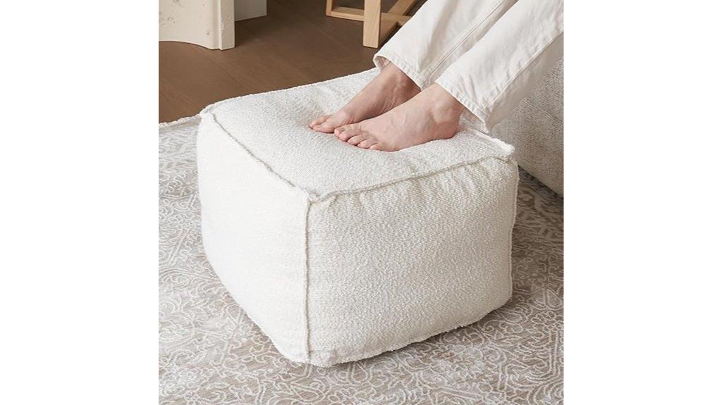 padded ottoman footrest
