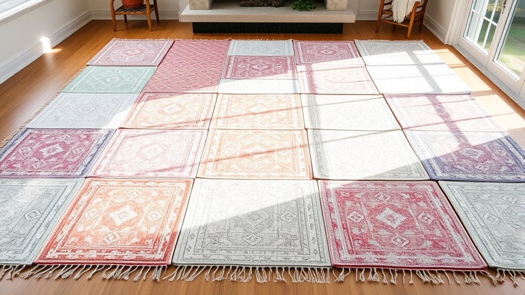 pastel moroccan carpet collection
