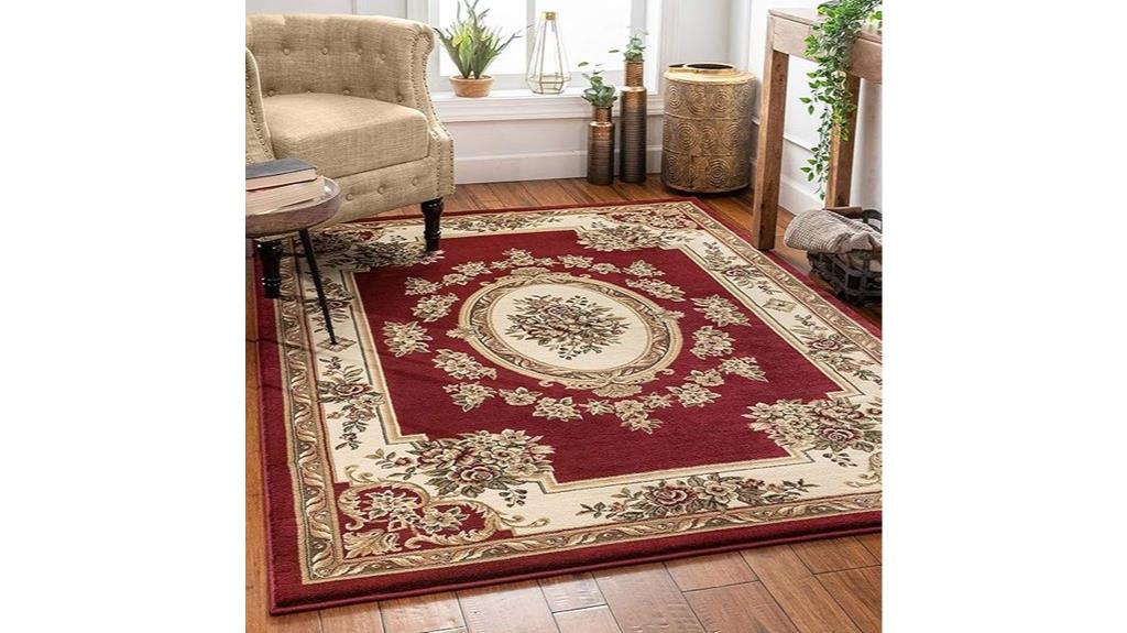 pastoral medallion rug