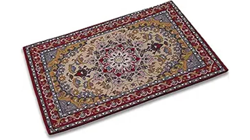 persian tribal texture doormat