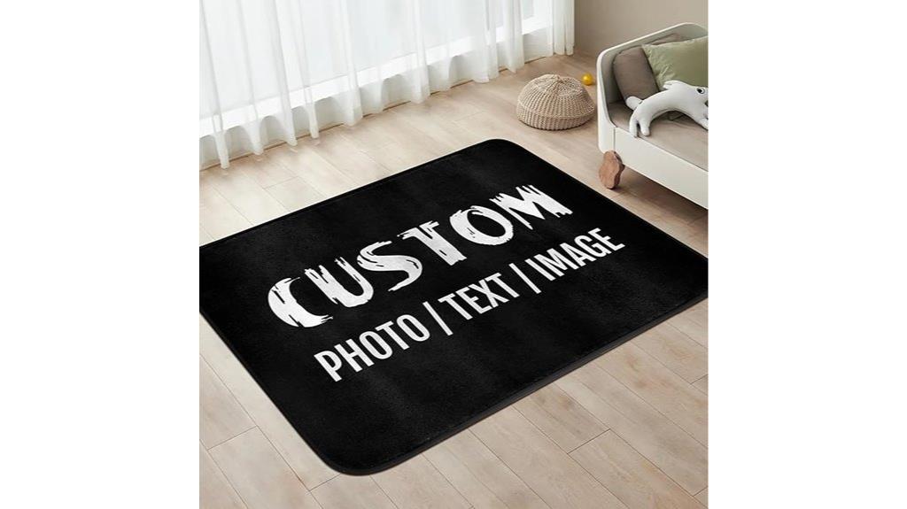 personalized logo indoor mat