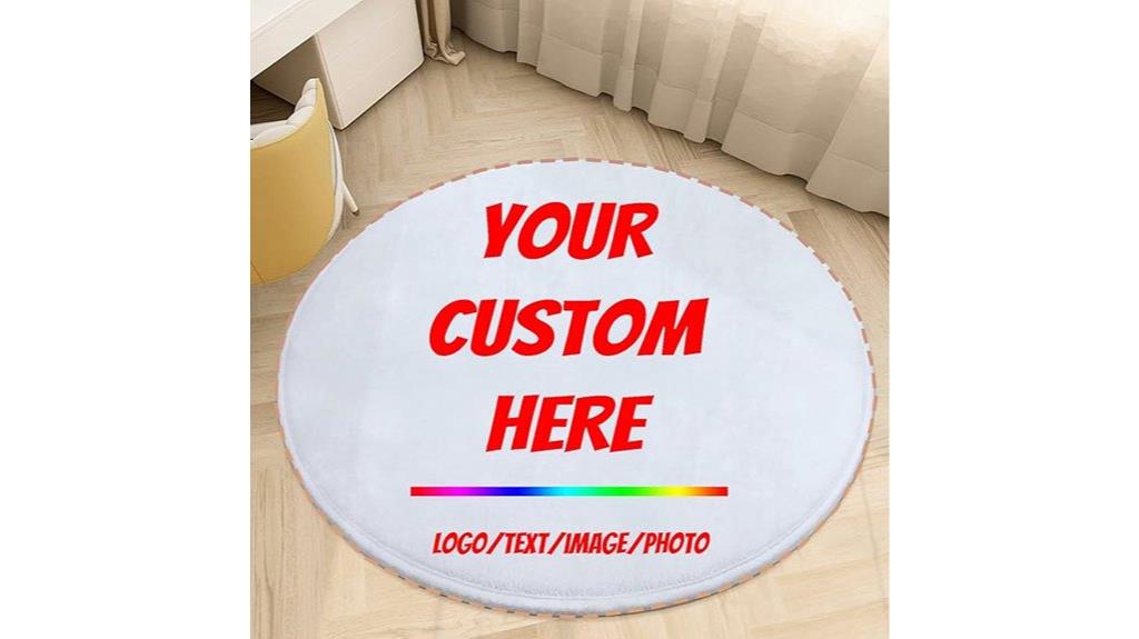 personalized non slip photo rug