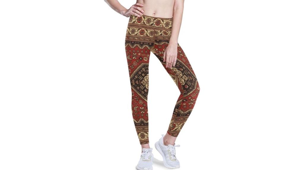 plaid high waisted leggings
