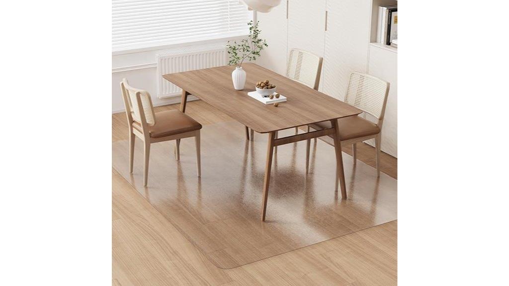 plastic dining table protector