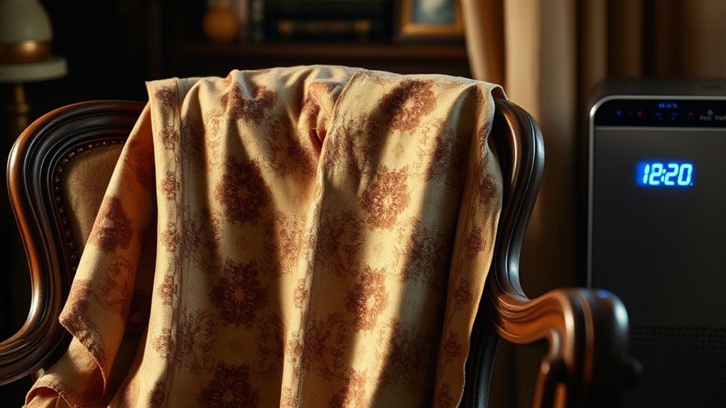 pollutants damaging vintage fabrics