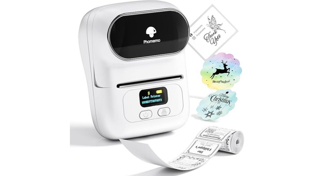 portable bluetooth label printer
