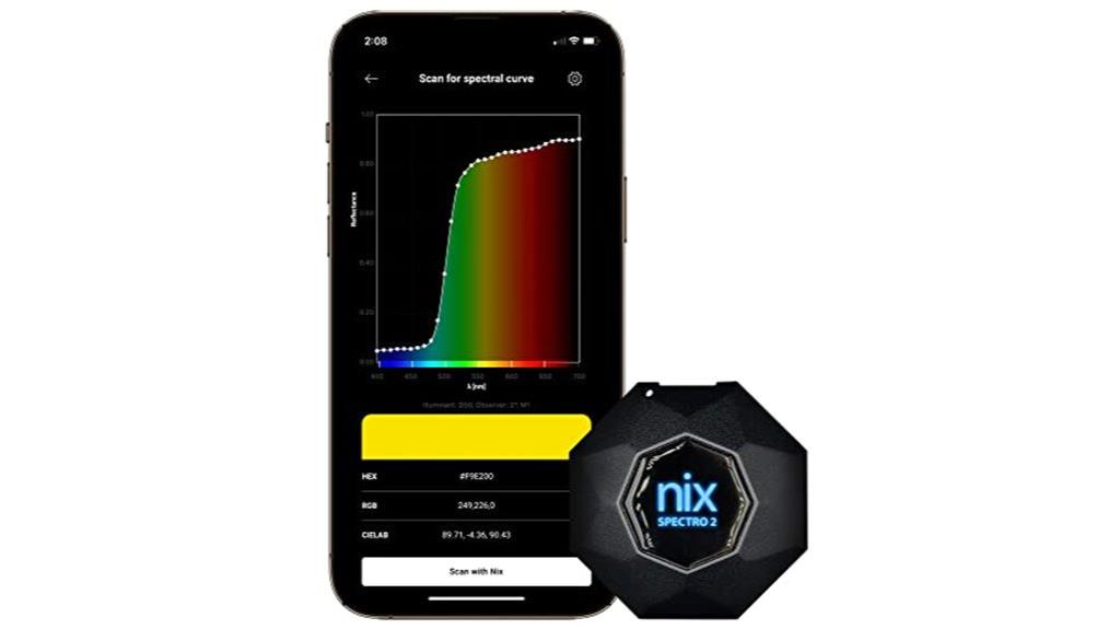 portable color measurement device
