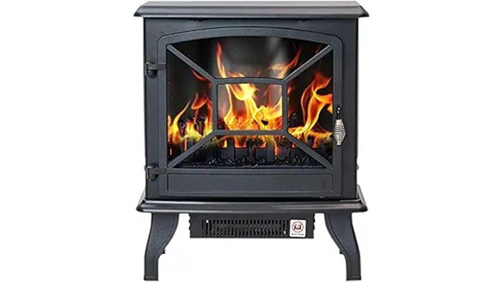 portable electric fireplace