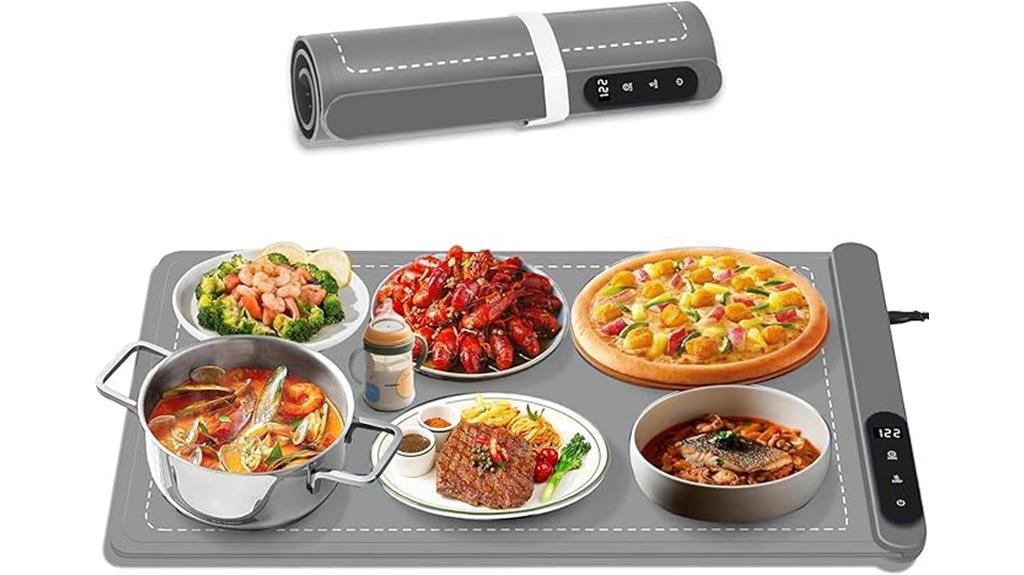 portable food warming tray