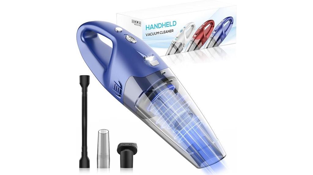 portable led cordless vacuum