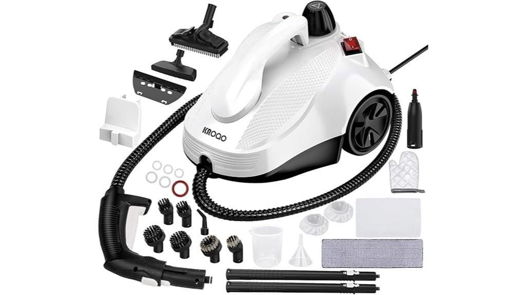 powerful steam cleaner kit