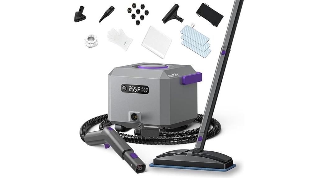powerful steam cleaning kit