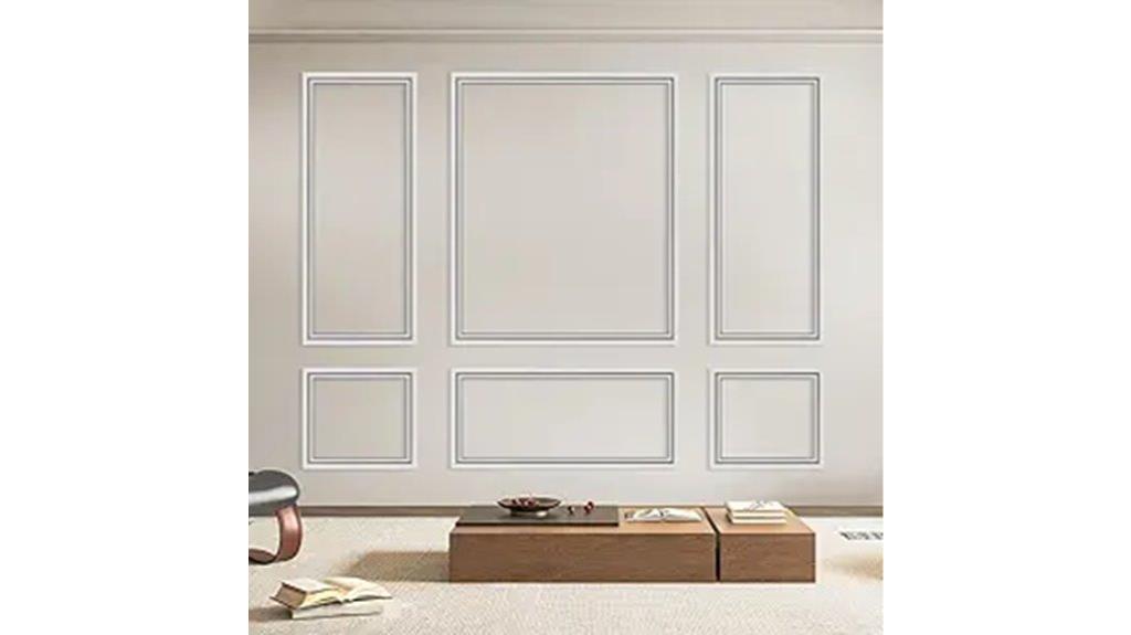 pre cut wall molding set