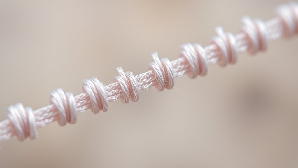 precise knot placement and alignment