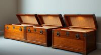 premium cedar textile storage chests