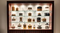 premium museum display cabinets