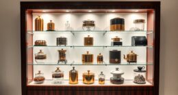 premium museum display cabinets