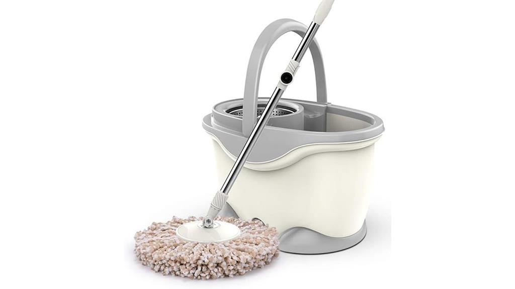 premium stainless steel spin mop