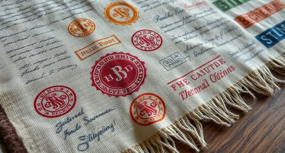 reading rug signatures