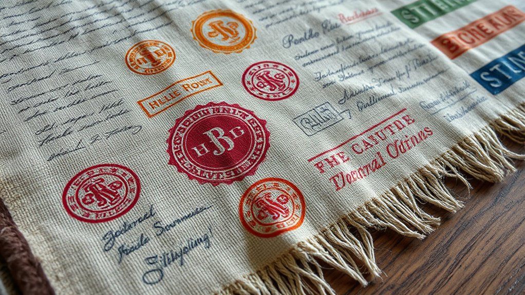 reading rug signatures