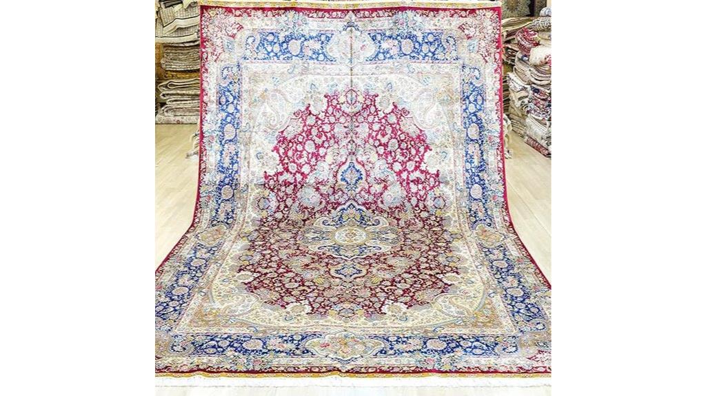 red 9x12 handwoven rug