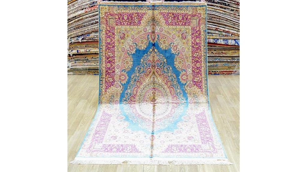 red handmade vintage rug