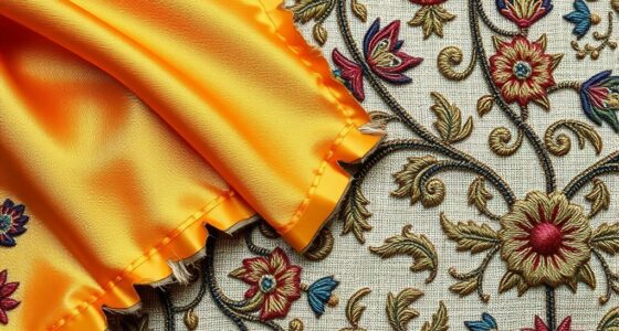 removing silk backing fabrics