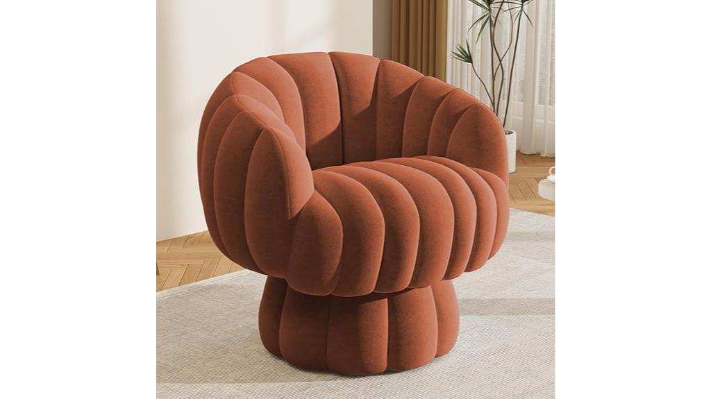 retro swivel lounge chair