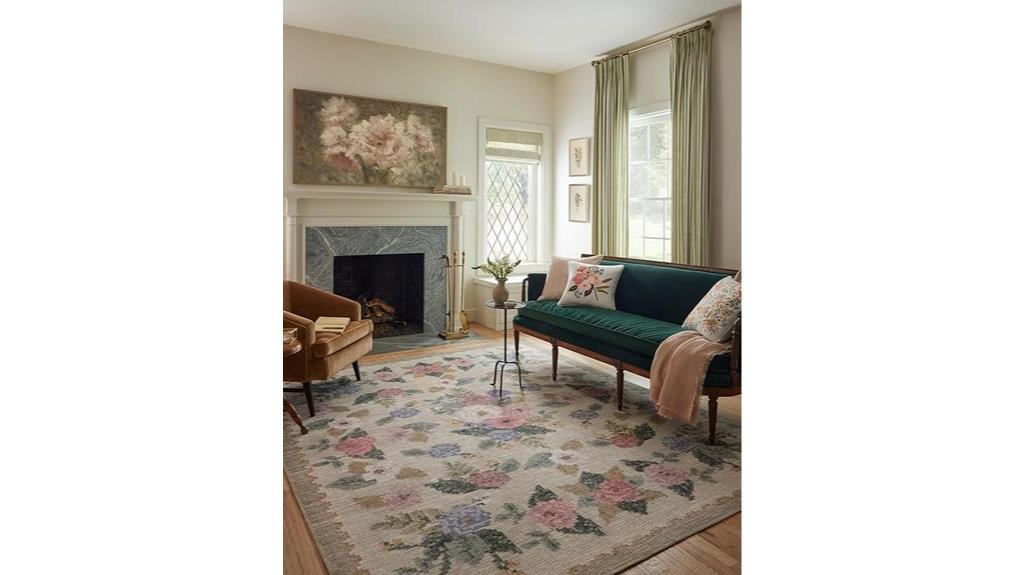 rifle paper rosa rug