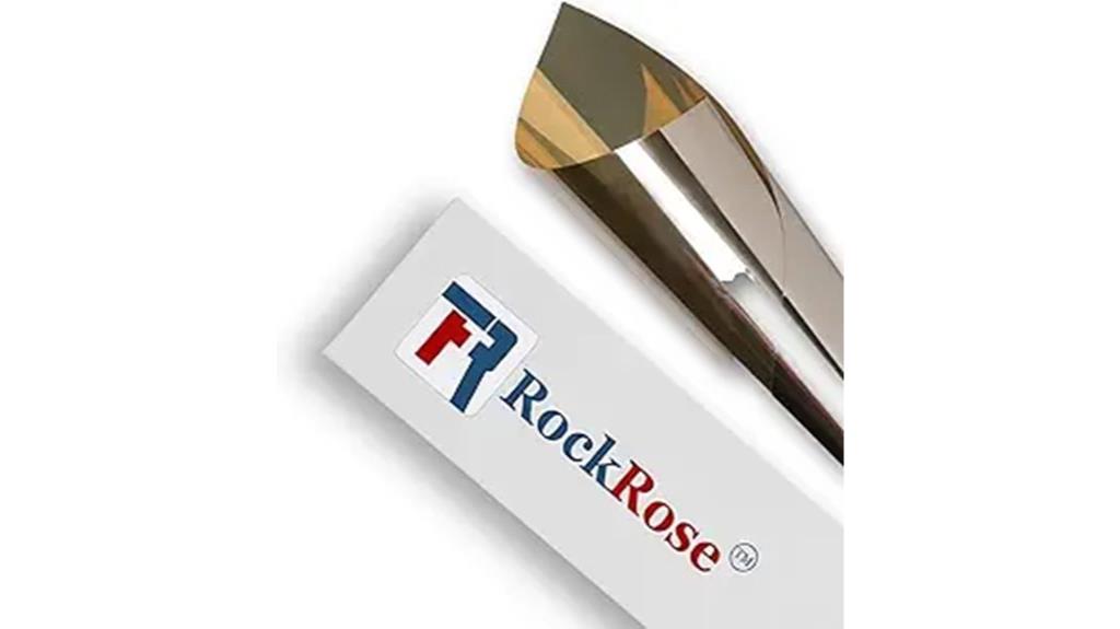 rockrose gold silver window film