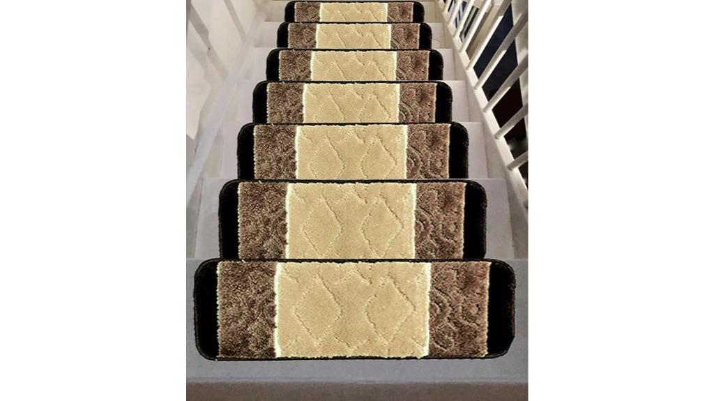 rubber backed stair treads