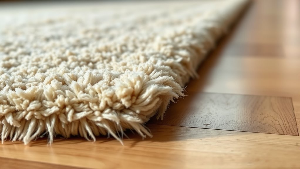 rug edge curl causes
