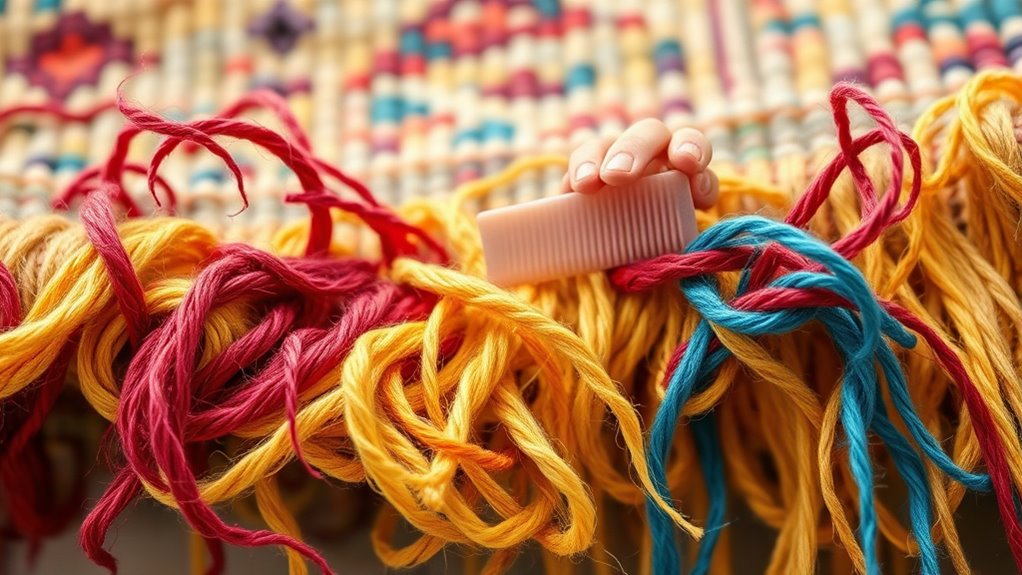 rug fringe detangling guide