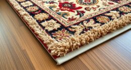 rug pad prolongs carpet durability