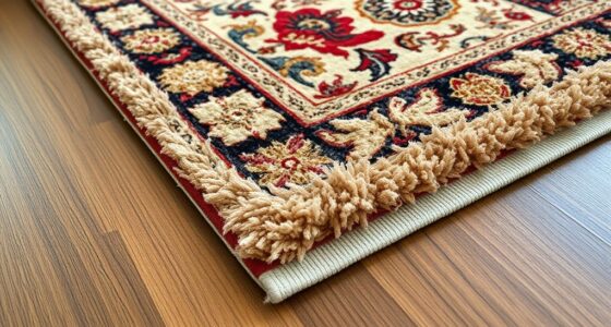 rug pad prolongs carpet durability