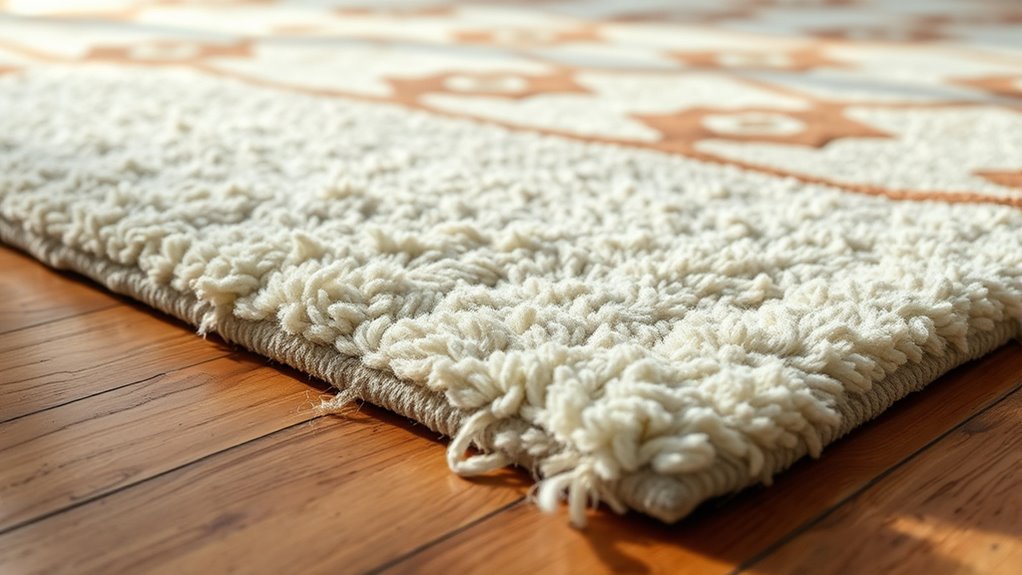rug ripples and wrinkles