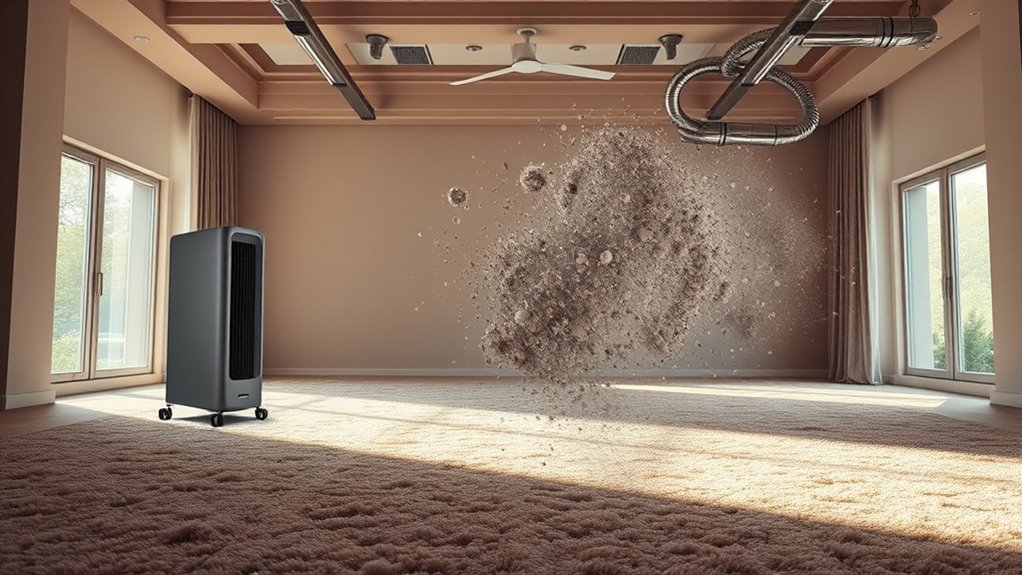 rug room dust management
