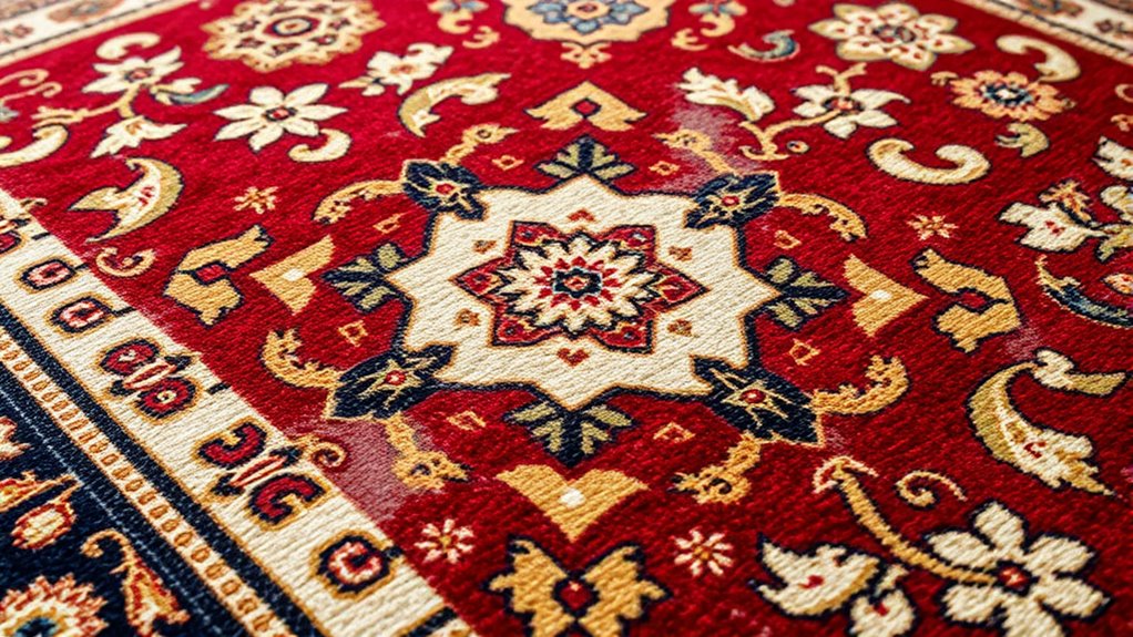rug size pattern durability