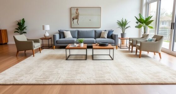 rug sizing and placement