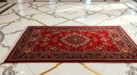rugs complementing marble inlay