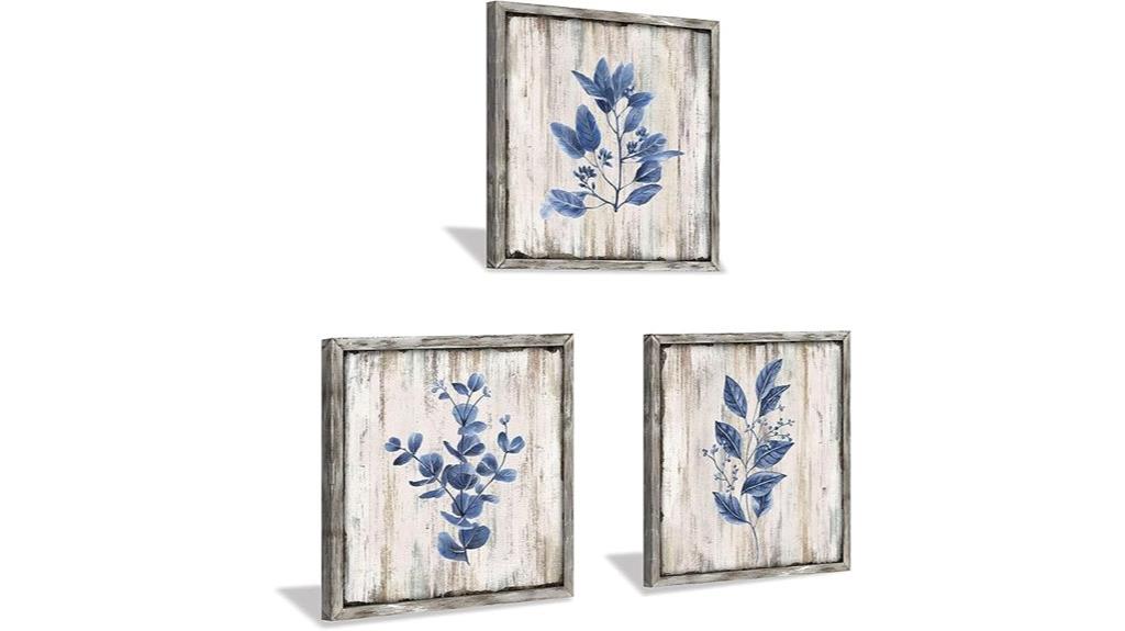 rustic botanical wall art
