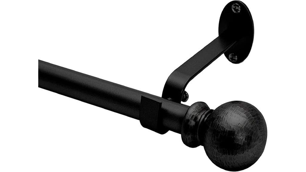 rustic farmhouse curtain rod