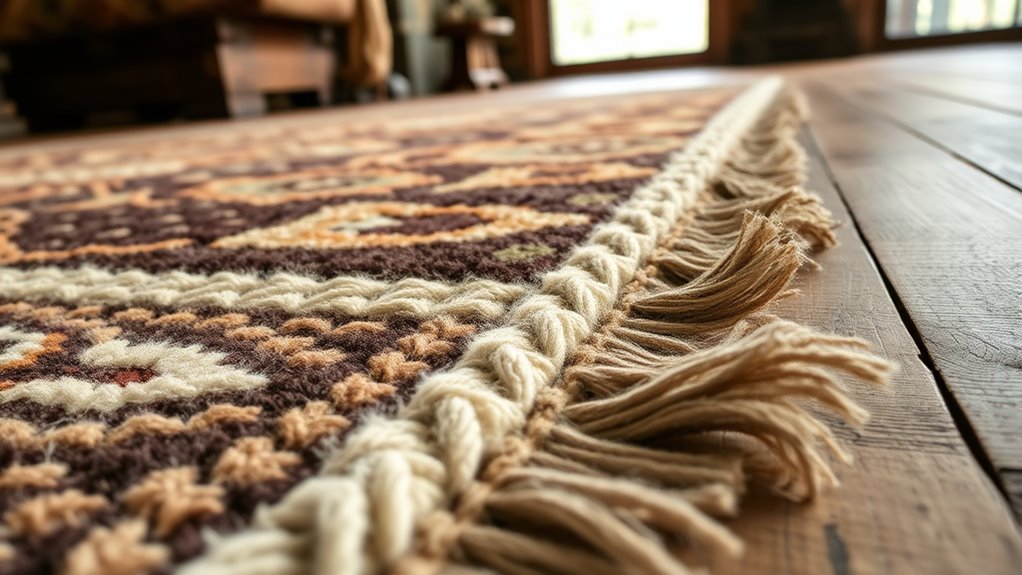 rustic wool rug selection