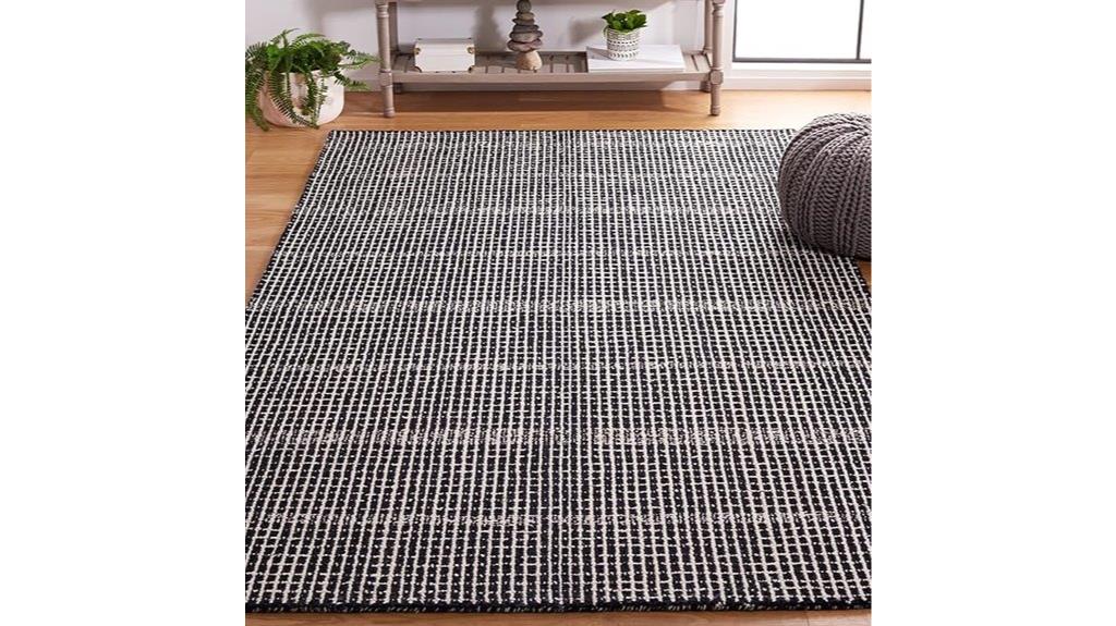 safavieh black ivory rug