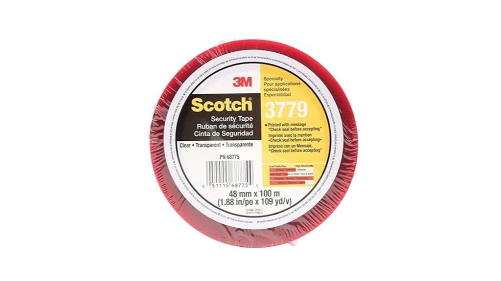 security sealing tape product