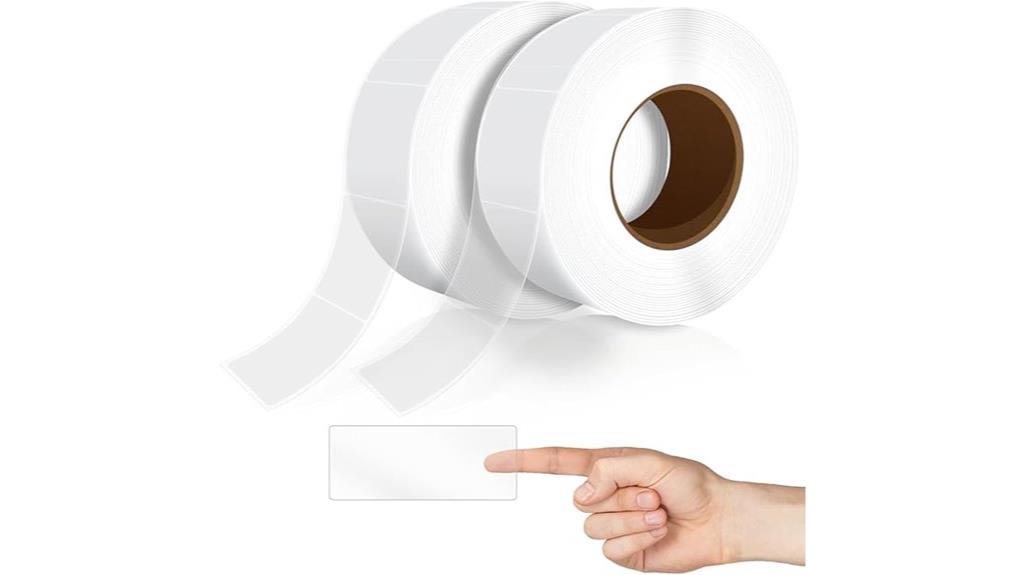 set of 1000 clear labels
